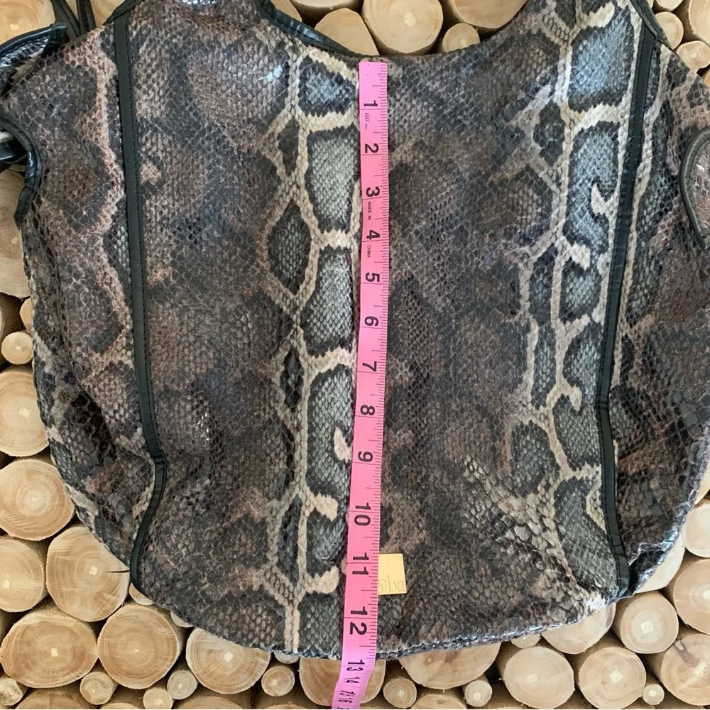 Kooba Carmine Snake print Hobo Bag. - Picture 3 of 8